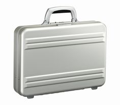 Slimline 3 Inch Aluminium Attache Silver